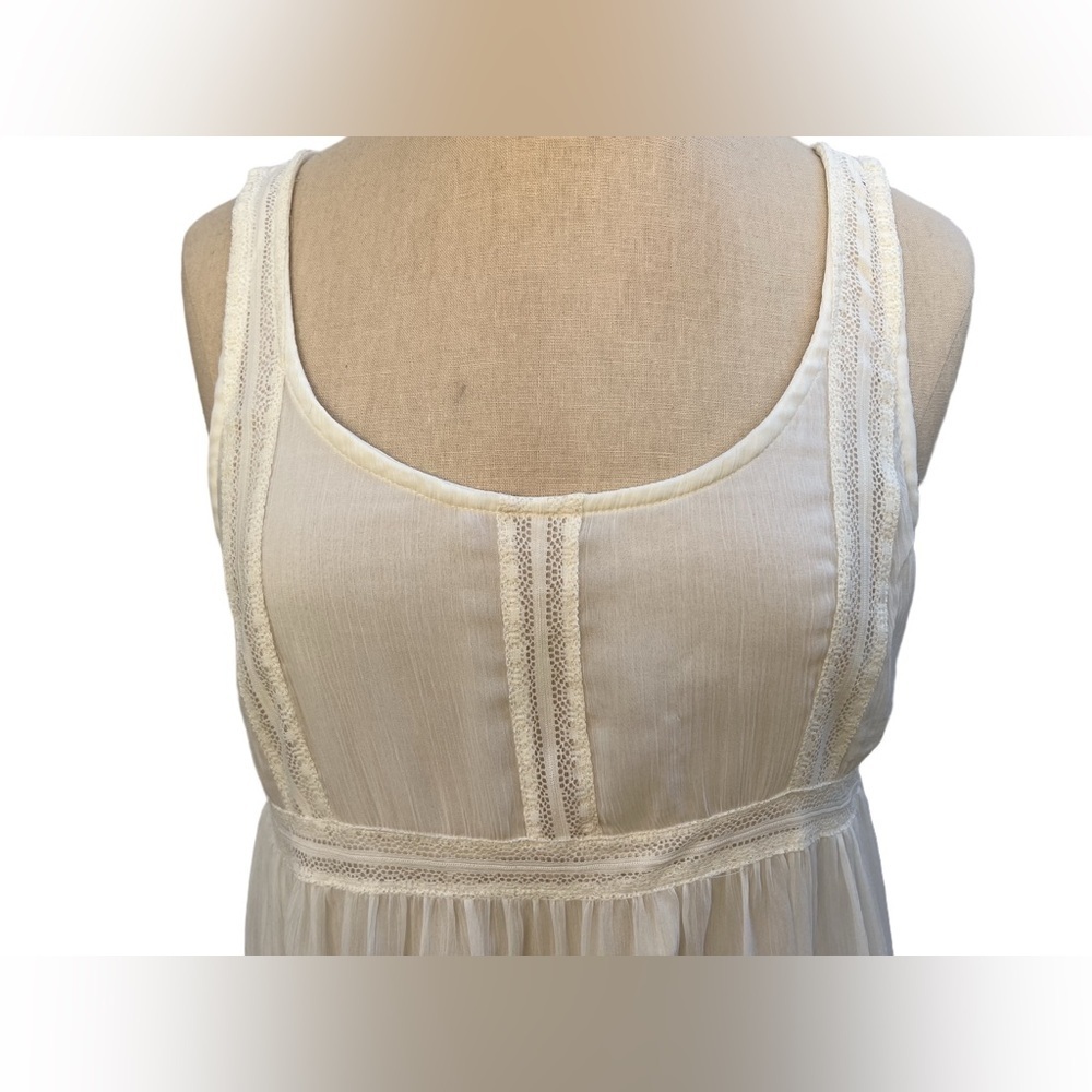 Billabong Ever So Sweet Cream Babydoll Dress - Size Small - Picture 4 of 11